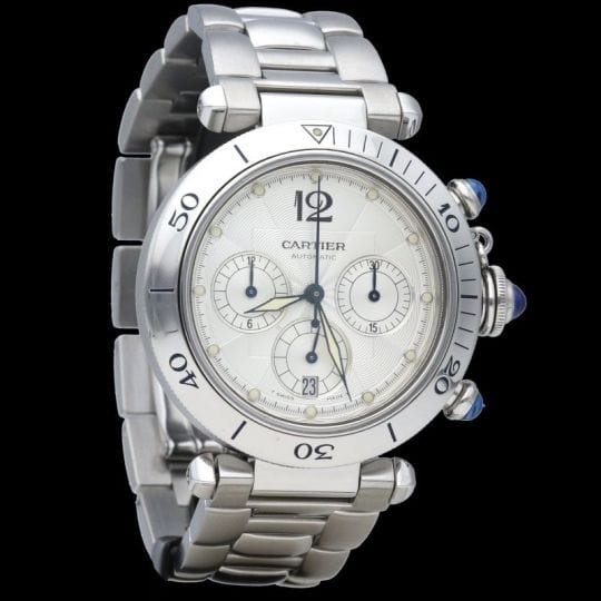 Montre Cartier Montre Pasha Chronograph 58 Facettes MT39724