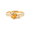 Bague 51 Bague Citrine Diamants 58 Facettes