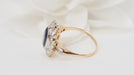 Ring 57 Ring 2 Gold Sapphire 58 Facettes 32279
