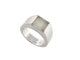 Bague 53 bague CARTIER tank en or blanc 18k 13.6 gr sertie pierre de lune 58 Facettes 268700