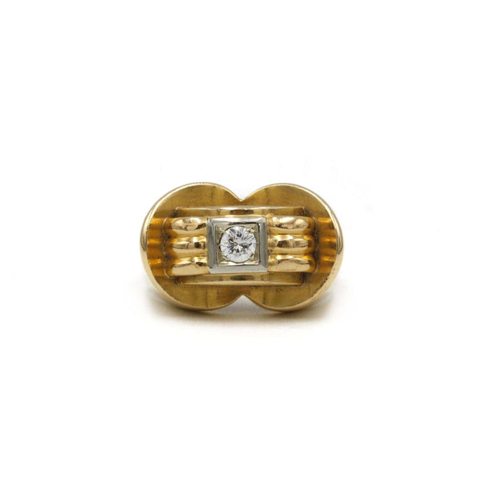 Bague 48 Bague or jaune diamant 58 Facettes 220070R