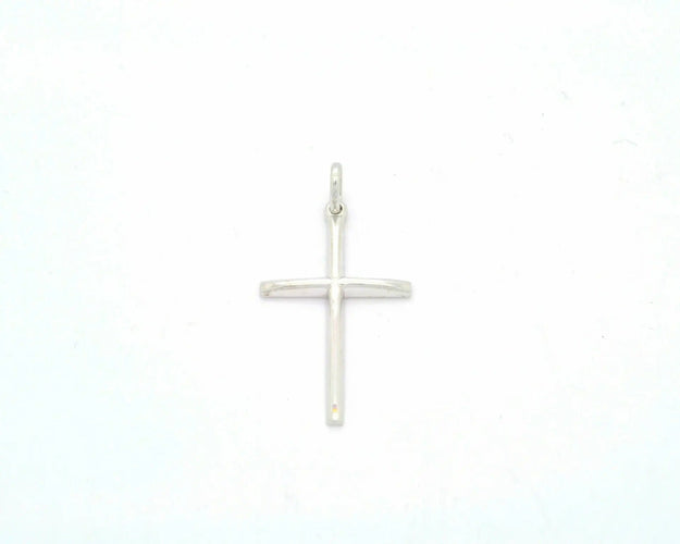 Pendentif Pendentif croix en or blanc 58 Facettes 8359