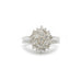 Bague 54 Bague or blanc, diamants 58 Facettes 240024SP