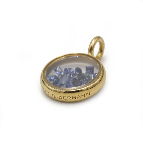 Pendentif Pendentif Or Saphirs Mini Chivor - Aurélie Bidermann 58 Facettes 250468R