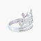 Bague 53 Bague Couronne Diamants 58 Facettes AB594