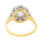Bague 54.5 Bague Marguerite Or jaune, Platine Diamant 58 Facettes 3672191CN