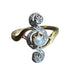 Bague Bague or jaune, perles, diamants taille rose 58 Facettes 4238 A