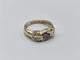 Bague 54 Bague OR Jaune 14k sertie d'une tourmaline au centre et d'éclats de diamants sur les côtés 58 Facettes 1-0000437/5