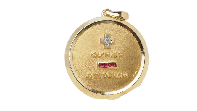 Médaille d'Amour Augis En Or Jaune Diamants 58 Facettes 32493