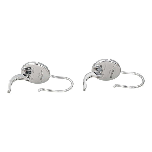 Boucles d'oreilles Chaumet Boucles d'oreilles Dormeuses Class One Croisière Or blanc Pierre de lune, Diamant 58 Facettes 4552100CN