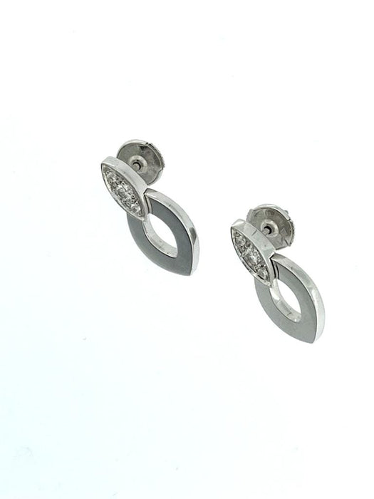 Boucles d'oreilles Cartier - Boucles d'Oreilles Diadea Or Blanc et Diamants 58 Facettes