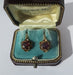 Boucles d'oreilles Boucles d’oreilles dormeuses anciennes or et grenat rhodolite 58 Facettes