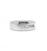 Bague 57 Bague or blanc diamant 58 Facettes 220465R