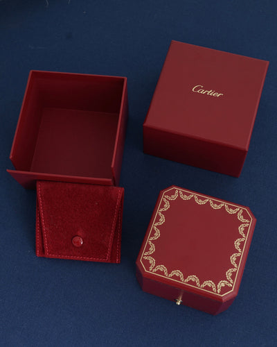 Bague 48 Bague Cartier Solitaire 1895, diamant rond de 0,27 carat, certifié GIA, pureté F/VVS2 58 Facettes