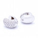 Boucles d'oreilles Boucles d'oreilles en or blanc et pavé de diamants 58 Facettes N102938EJ