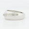 Bague 46 BAGUE EN OR BLANC 18 CARATS 58 Facettes REF 11065/08