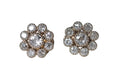 Boucles d'oreilles Boucles d'oreilles anciennes en diamants de la vieille mine 58 Facettes