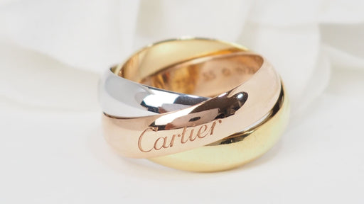 Ring 55 Trinity ring 3 golds XL by Cartier 58 Facettes 32510