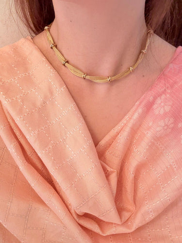 Bracelet Ensemble italien de collier et de bracelet en maille d'or 58 Facettes