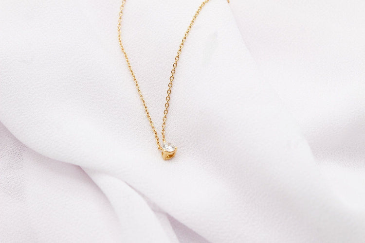 Collier Collier Point Lumineux or jaune diamant 58 Facettes 250133