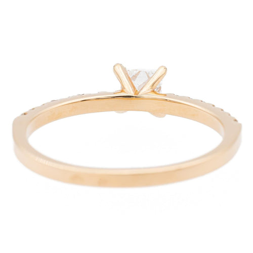 Bague 53 Bague Solitaire Or rose Diamant 58 Facettes 578722RV