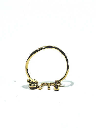 Bague 57 Dior - Bague Dioramour Oui en or jaune 18 carats et diamant 58 Facettes