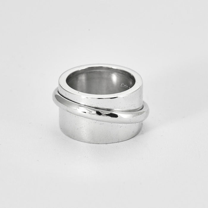 Bague 49 Dinh Van - Bague Ariane Or Blanc 58 Facettes M8826