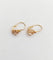 Boucles d'oreilles Boucles d’oreilles dormeuse en or rose 18k et perle (circa 1900) 58 Facettes A02617