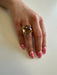 54 GUCCI ring - Horsebit yellow gold and smoky quartz ring 58 Facettes 160447J85108090