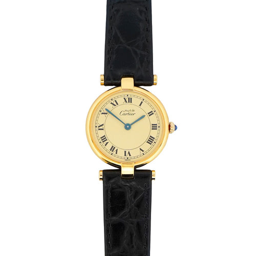 Bracelet CARTIER - Must Vendôme - Lemon roman dial - SM 58 Facettes