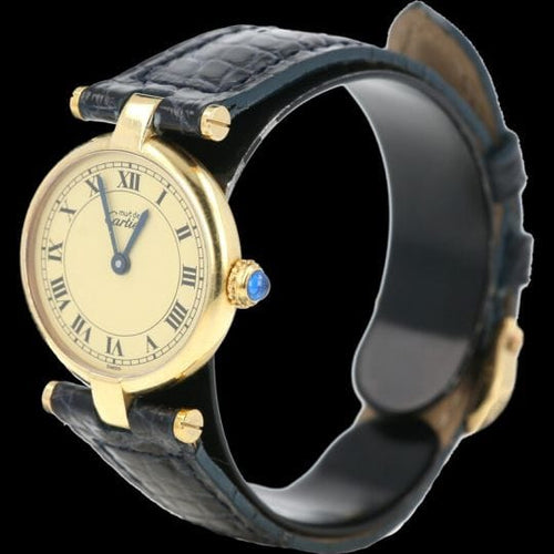 Montre Cartier Montre Must De Cartier Vermeil 58 Facettes MT41232