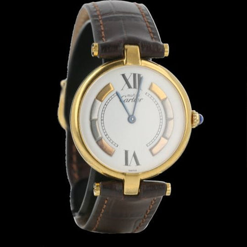 Montre Cartier Montre Must De Cartier Vermeil 58 Facettes MT41230