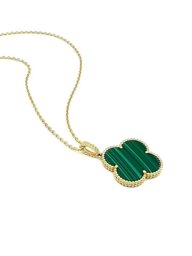 Collier VAN CLEEF & ARPELS. Collection "Magic Alhambra, sautoir un élément (Full set) 58 Facettes