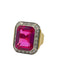 Bague 60 Bague rubis synthétique 25 ct 58 Facettes