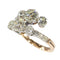 Bague 55 Grandeur impressionnante : bague victorienne Toi et Moi avec diamants de 2,57 ct 58 Facettes 24320-0163
