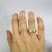 Ring 52.5 Gold Ring with Central Diamond 58 Facettes 20400000817