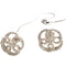 Collier Boucles d'oreilles et collier contemporains en or sertis de diamants 58 Facettes Q54B