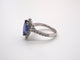Bague Bague Or Blanc Diamants Tanzanite 58 Facettes