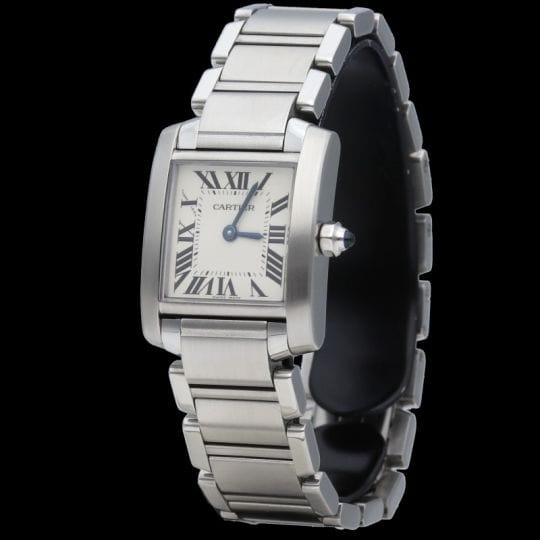 Montre Cartier Montre Tank Francaise Pm 58 Facettes MT40723