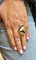 Bague 53 Bague Hermes en argent 58 Facettes