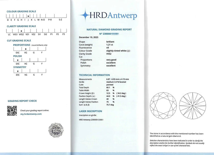 Bague solitaire de 1,21 ct avec diamant central et diamants sur l'anneau