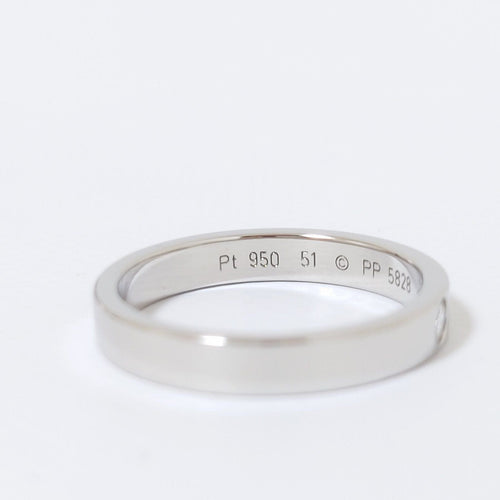 Bague 51 Cartier - Bague Alliance Le C en platine 58 Facettes 1