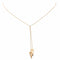 Collier Ginette NY Collier Négligé Mrs Joe Mini Lariat Or rose 58 Facettes 2678596CN