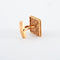 Boutons de manchette Boutons de manchette iolite et or 58 Facettes