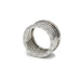 Bague 52 BULGARI - Bague B.zero1 or blanc 58 Facettes 220461R