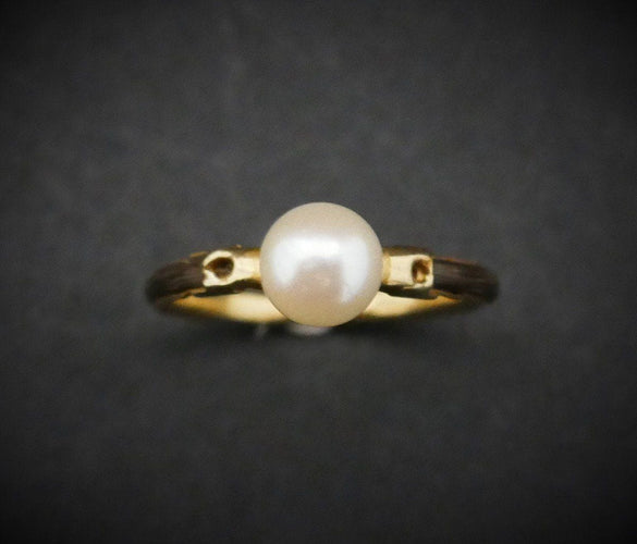 Bague 53 Bague Perle, Poils d'éléphant 58 Facettes 880108