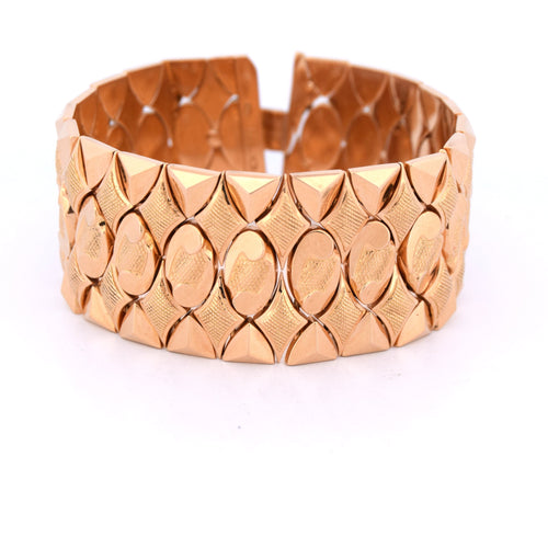 Bracelet Bracelet vintage en or jaune 58 Facettes