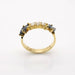 Bague 57 Bague or jaune saphirs et diamants 58 Facettes