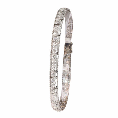 Bracelet Murmures des années 1920 – Bracelet d'inspiration Art déco avec grâce édouardienne 58 Facettes 25191-0323