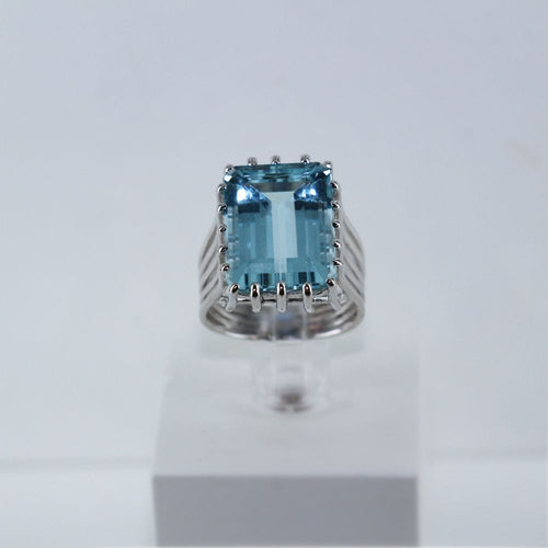 Bague 52 Bague aigue-marine 58 Facettes